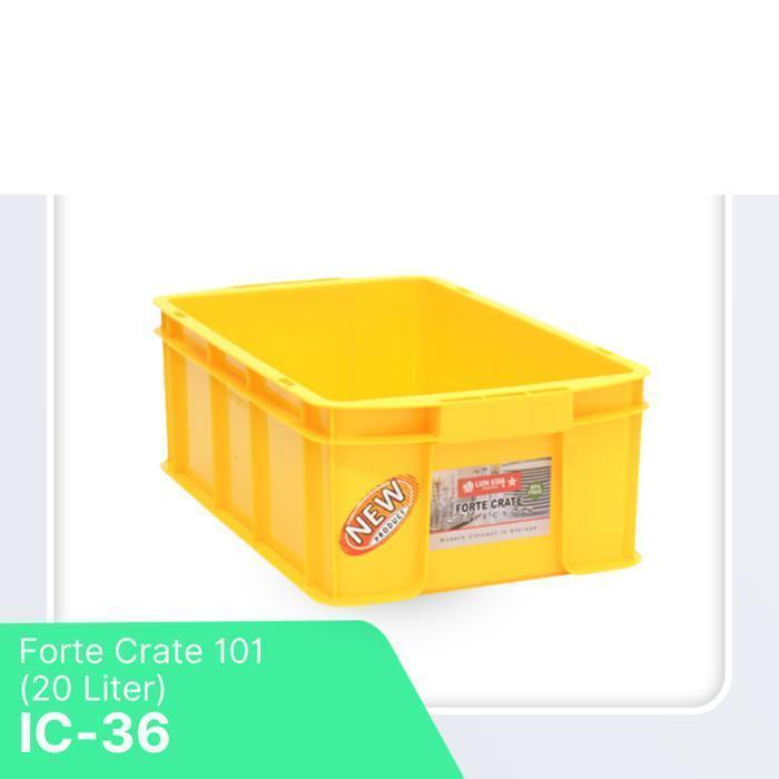 LION STAR Penyimpanan Keranjang Forte Crate 101 (20 Liter) Krat Plastik IC-36