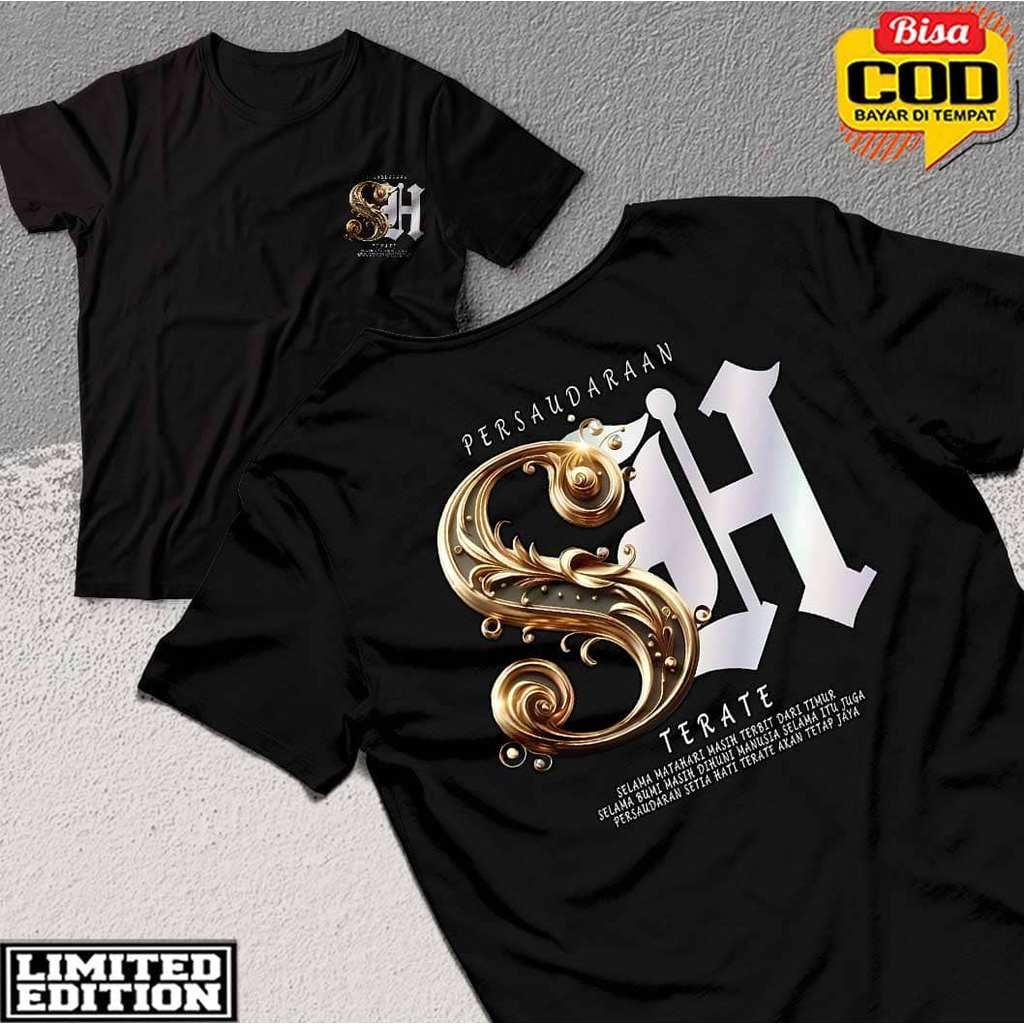 TSHIRT PSHT KAOS TERATE REFLEKTIF KOMBINASI BATIK BAHAN ADEM KAOS MURAH TAPI BAGUS