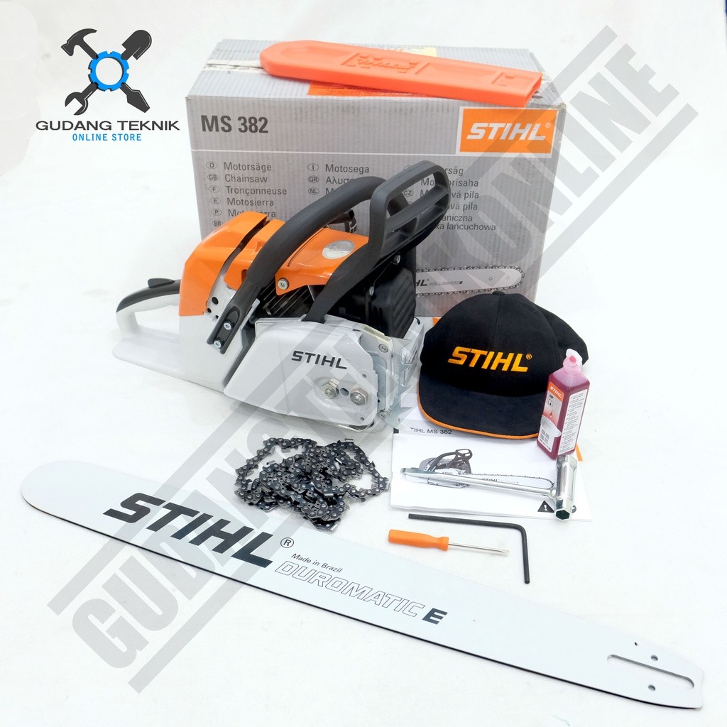 Chainsaw Stihl MS382 25" / Mesin Gergaji Kayu Chainsaw Stihl MS 382 25 Inch - Mesin Gergaji Potong K
