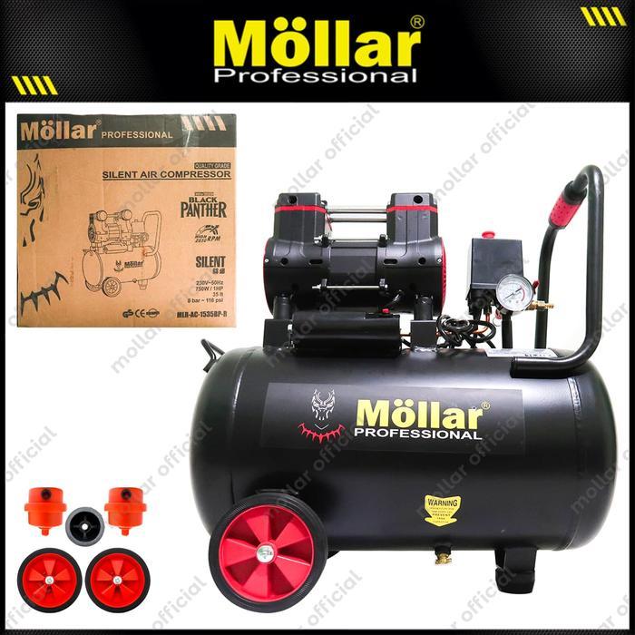 MOLLAR AC1525BP-R Kompresor Angin SILENT 1 HP 25 Liter