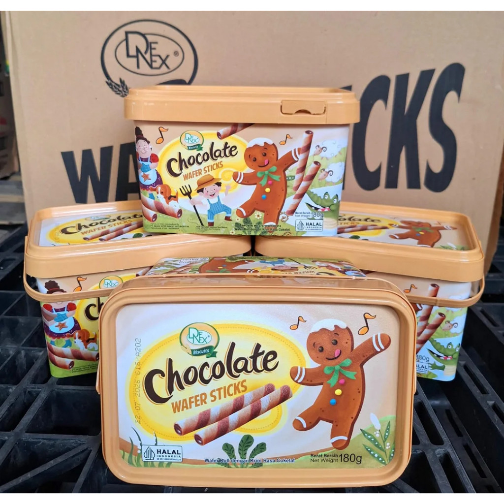 Biskitop Wafer Cube / Denex Wafer Stik Cube 180gr