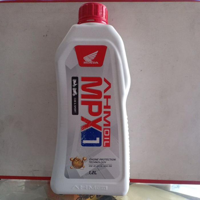 PROMO  Oli Mesin motor Bebek Matic Sport AHM OIL MPX1 MPX2  10W-30 1200ml 1000ml 800ml 650ml Motorcy