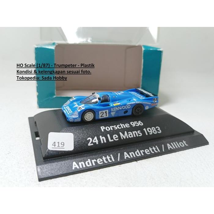 Rare Item Trumpeter 1/87 Porsche 956 Andretti 24h Le Mans 1983 SBAtoys