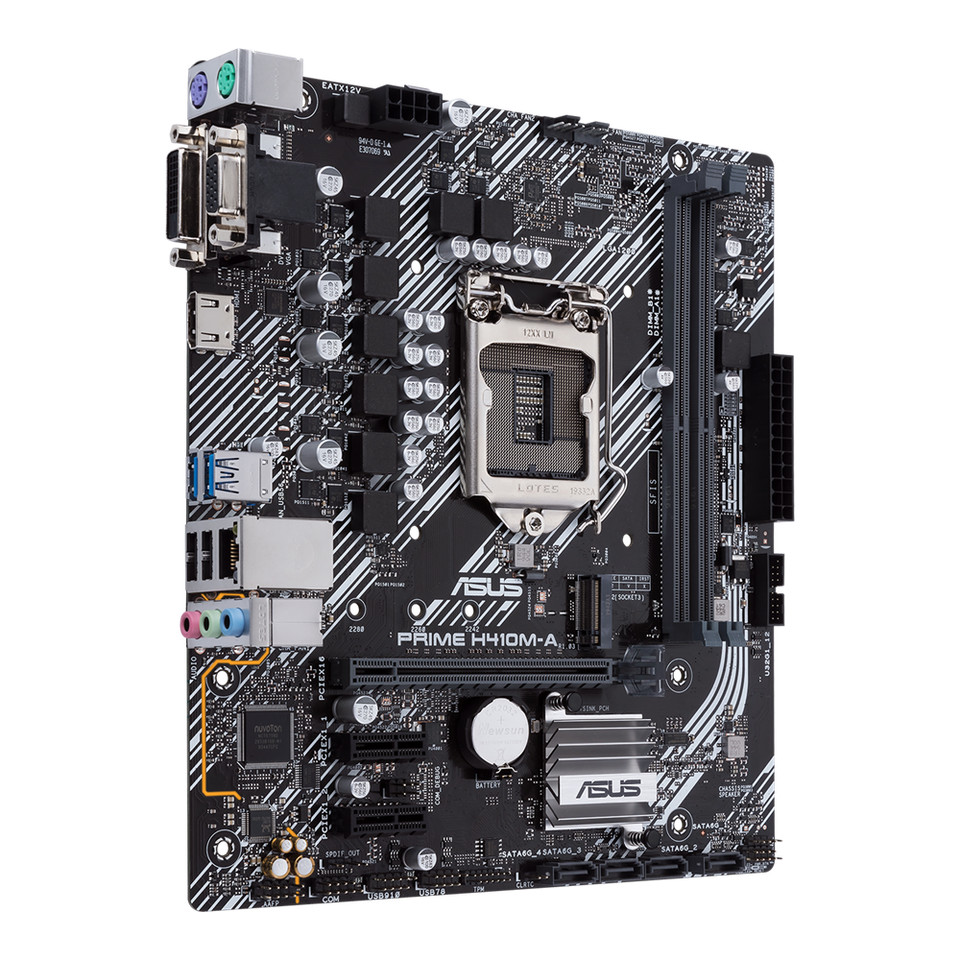 PRIME H410MA motherboard H410 placa mãe LGA 1200 CPU For i510400 i310100 i710700 i910900 ram DDR4 M2