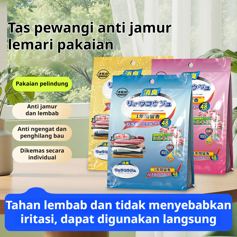 Anti Rayap & Jamur, Wangi Segar Kapur Barus Pelindung Pakaian - Kapur Barus Anti Ngengat/Pengharum L