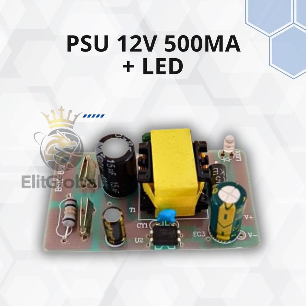 Kit SMPS 5V 2A Modul Power Supply 5VDC 2A Input AC 220V 240V Aplikasi IoT Driver Modul