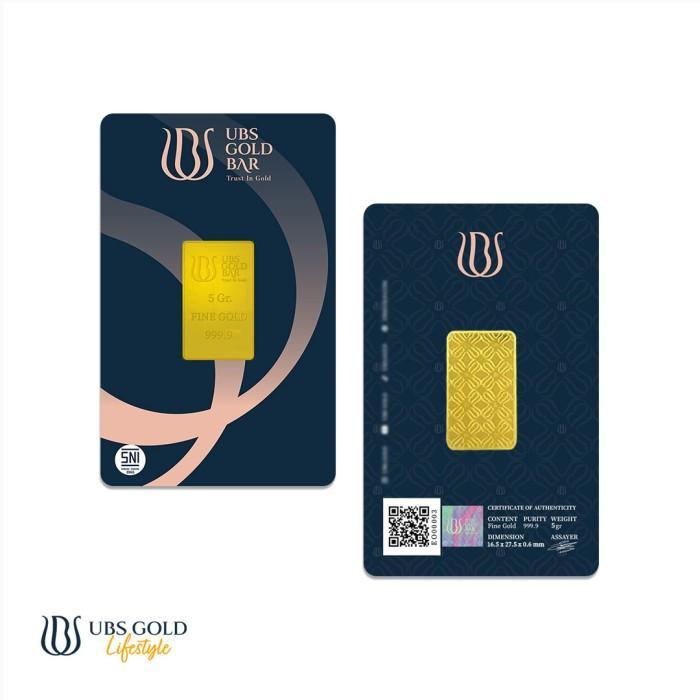 Promo [MUTIARA] LM UBS 5 gram | Emas Logam Mulia 99.99% 24K NEWOri