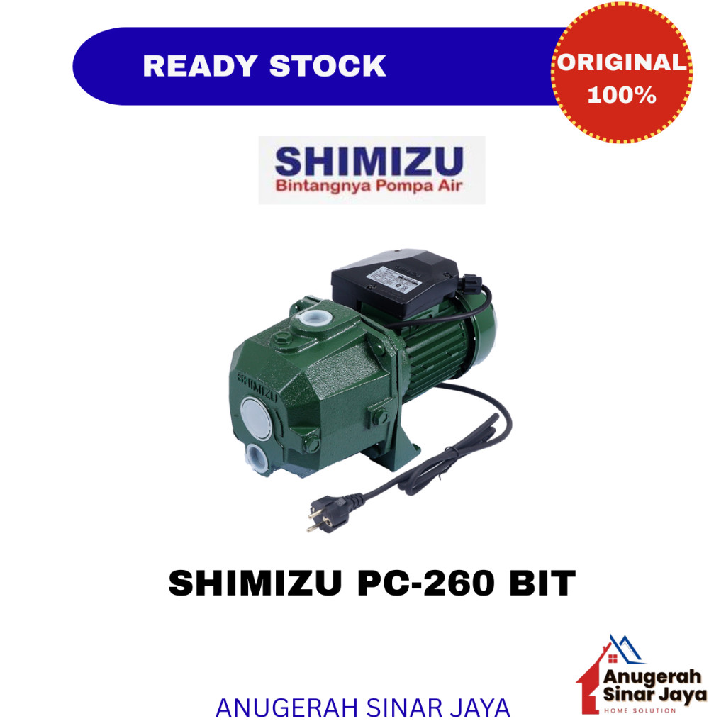 Pompa Air Shimizu PC-260 BIT (NT) Otomatis / Pompa Air Jet Pump