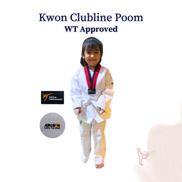 Baju Taekwondo Kids - Kwon Clubline POOM - 90
