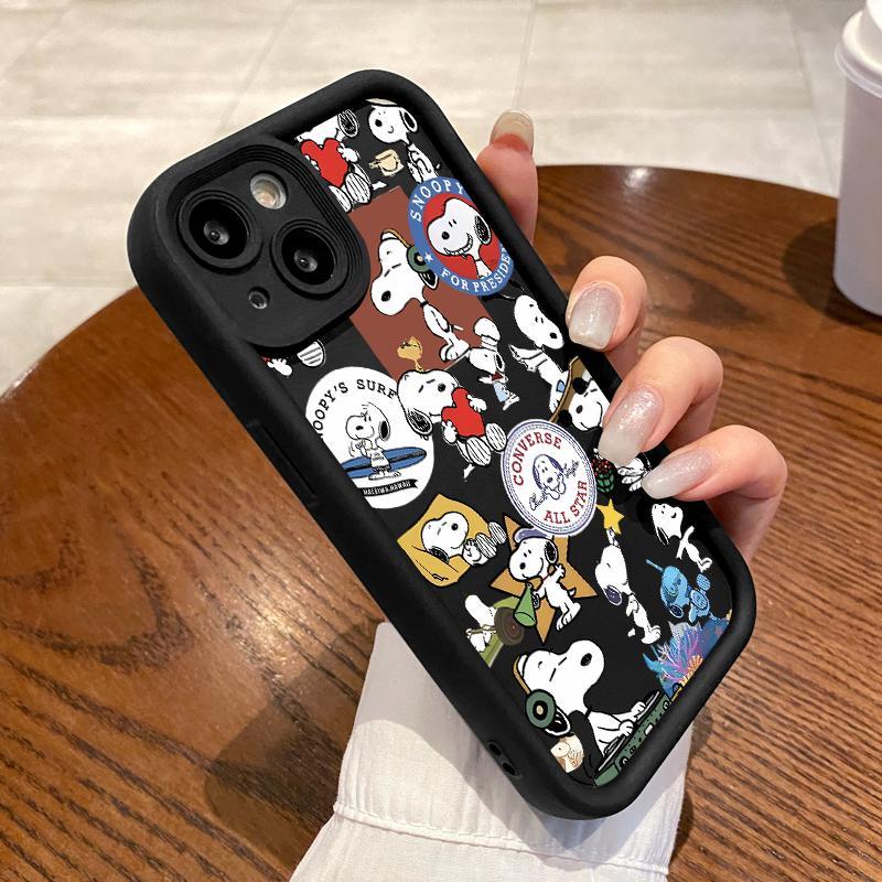 Softcase OPPO Reno5 4G 5G Reno3 Reno4 F Lite K Z Reno6 Imut Snoopy Soft Pro Camera Silicone Case