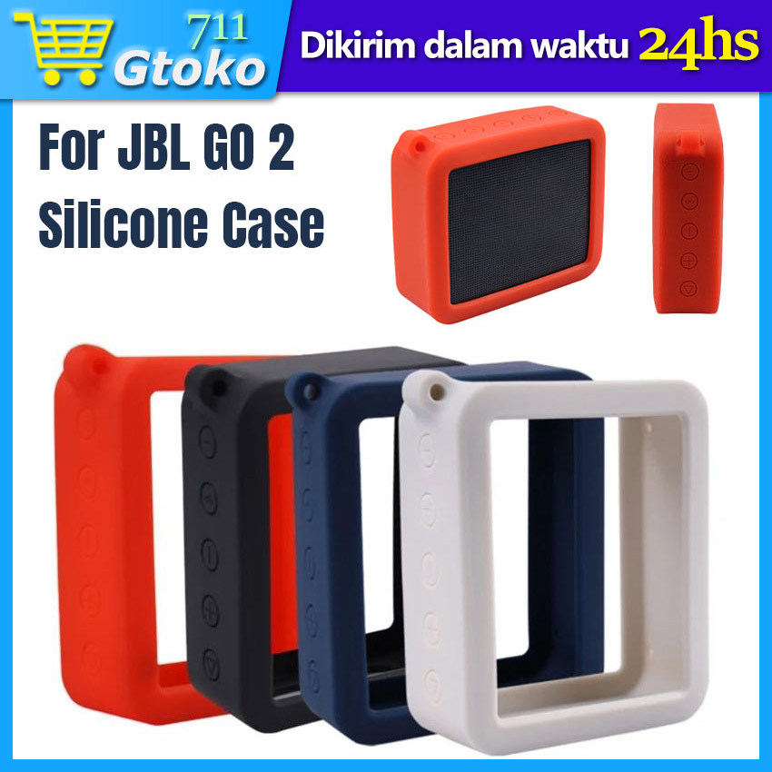 Silicone Case JBL GO2 Bluetooth Speaker Protective Case JBL GO4 Silicone Audio Storage Soft Case Dro