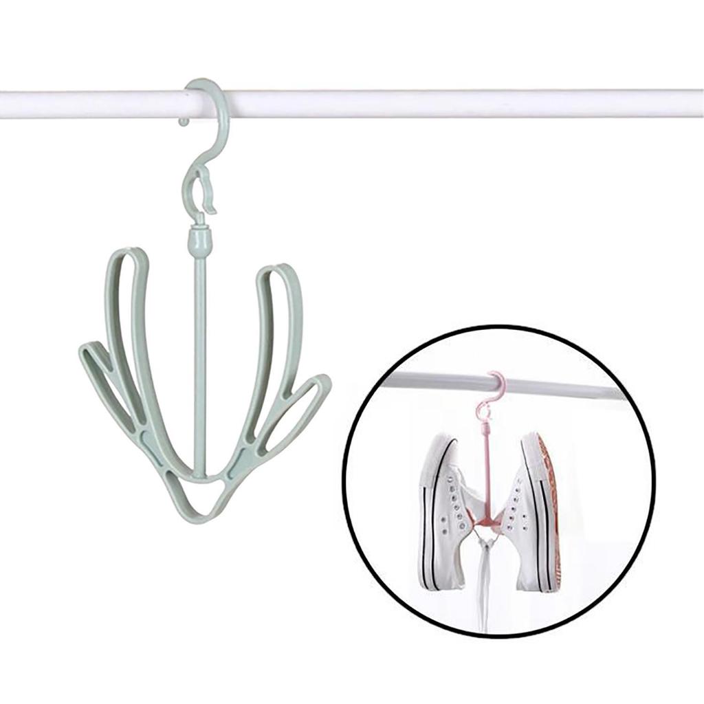 Gantungan Tempat Sepatu Sandal Tas Plastik Jemur Shoe Hanger Shoes Dry