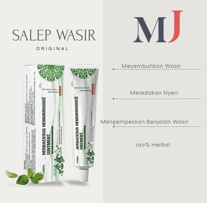 Obat Wasir Salep Ambeien Herbal BAB Berdarah Herbaceous Hemorrhoids Ointment Menyembuhkan