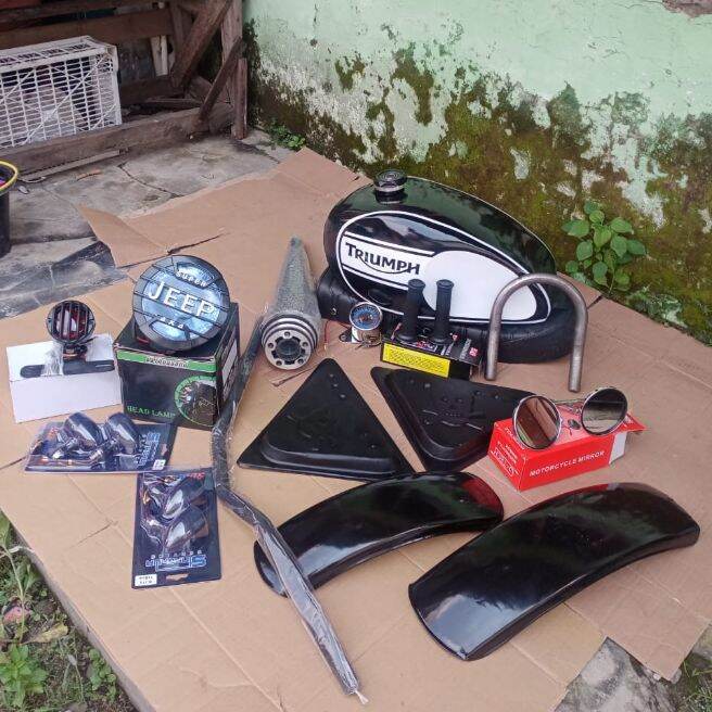 [GM] paket full set japstyle komplit PNP Tiger Megapro thunder scorpio bison MOTOR CUSTOM Motorcycle