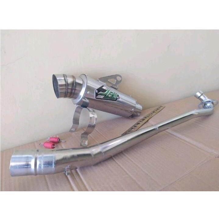 [GM] KNALPOT RACING JRM TYPE BEBEK YUPITER Z Z1 VEGA R NEW SMASH SHOGUN KARISMA MOTOR CUSTOM