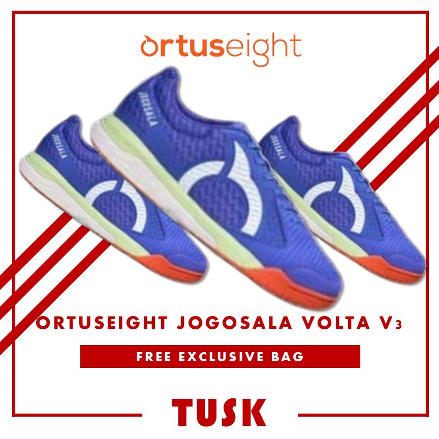 Sepatu Futsal Ortuseight Jogosala Volta V3 Sepatu Sneakers Olahraga Futsal Indoor Ortus