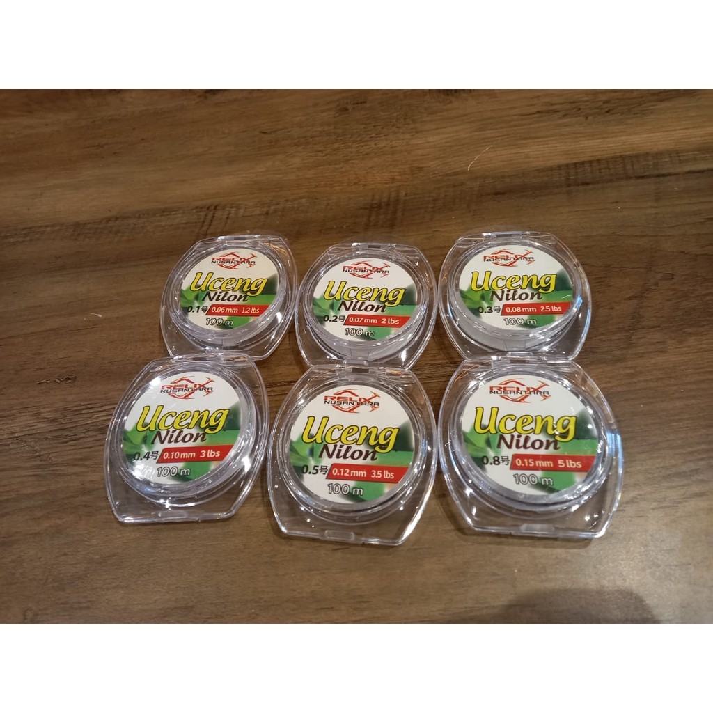 Senar Pancing Uceng Nilon 5 lb Relix Nusantara