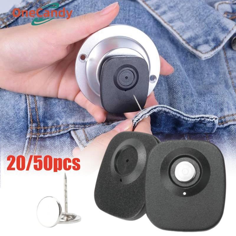 50PCS Hard Tag Alarm RF 8.2MHZ Sensor Alarm Tag Baju Dengan Pin Anti Theft Security Tag Untuk Toko B