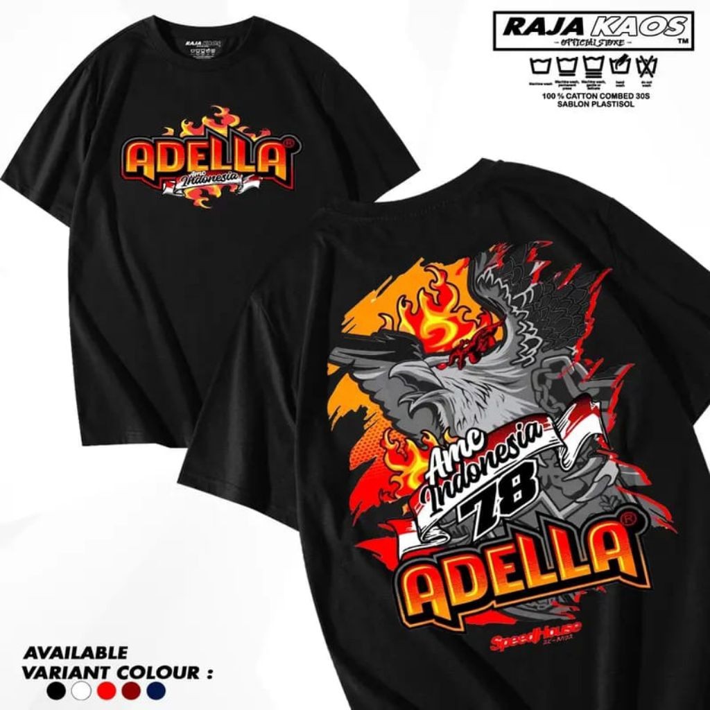 Kaos Adella Music Indonesia Amc / Baju Distro Adella Music Indonesia Amc Kaos Pria Dan Wanita Cotton