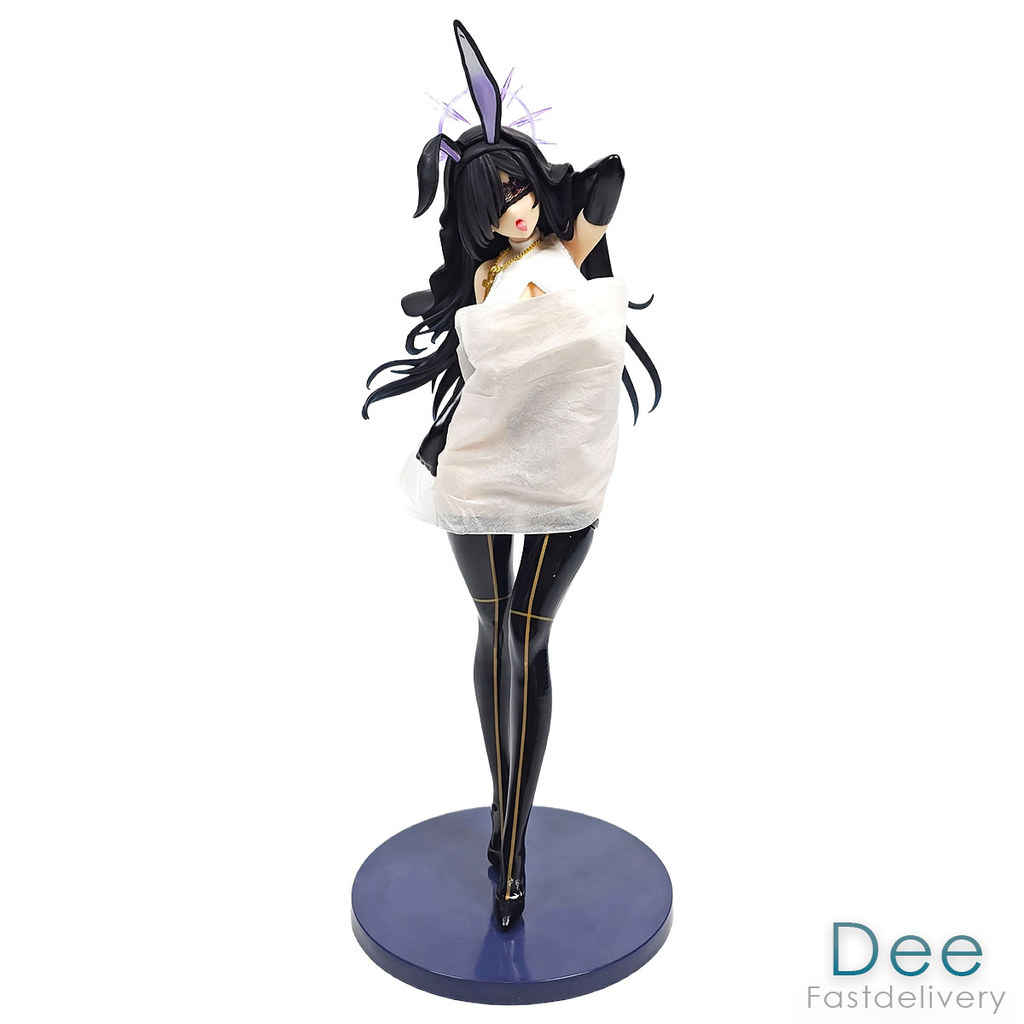 Black Nun Sister Bunny Girl BearPanda Dual Face Changeable 32cm Action Figure PVC D-XAC071