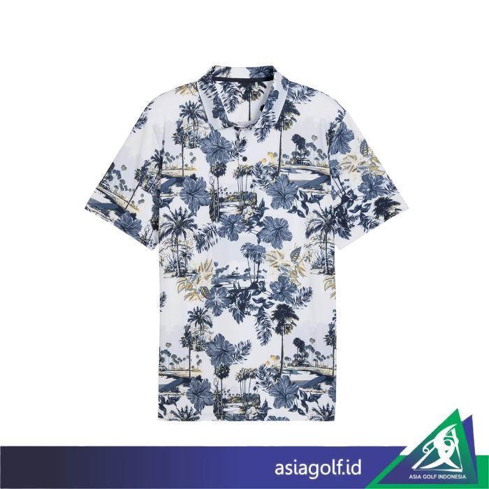 T Shirt Golf Puma Cloudspun Palm | Golf | Kaos Golf