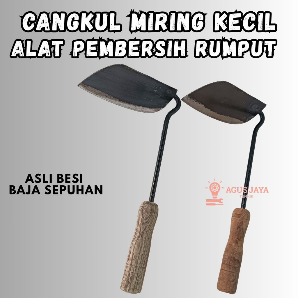 New (COD) Gathul Miring/ Cangkul Miring/ Pacul Mireng Kecil / Cangkul Mini Pembersih Rumput Taman As