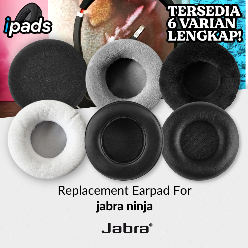 Earcup Earpad Jabra ninja Busa Bantalan Foam