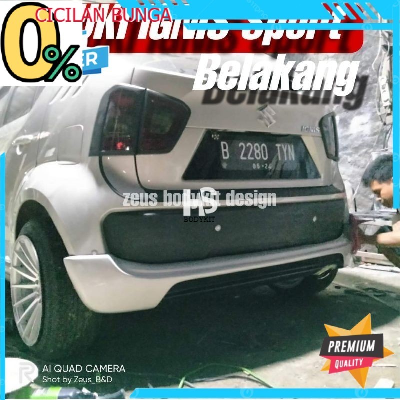 Bodykit IGNIS Sport Belakang Asli Duraplek