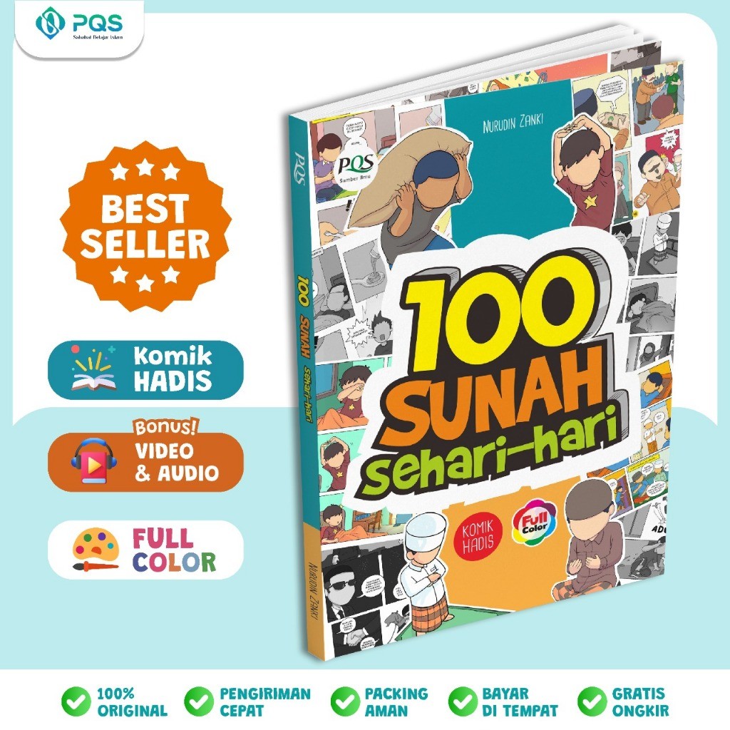 ABC BOOKS - Buku Cerita Anak Bergambar Komik 100 SUNAH SEHARI HARI