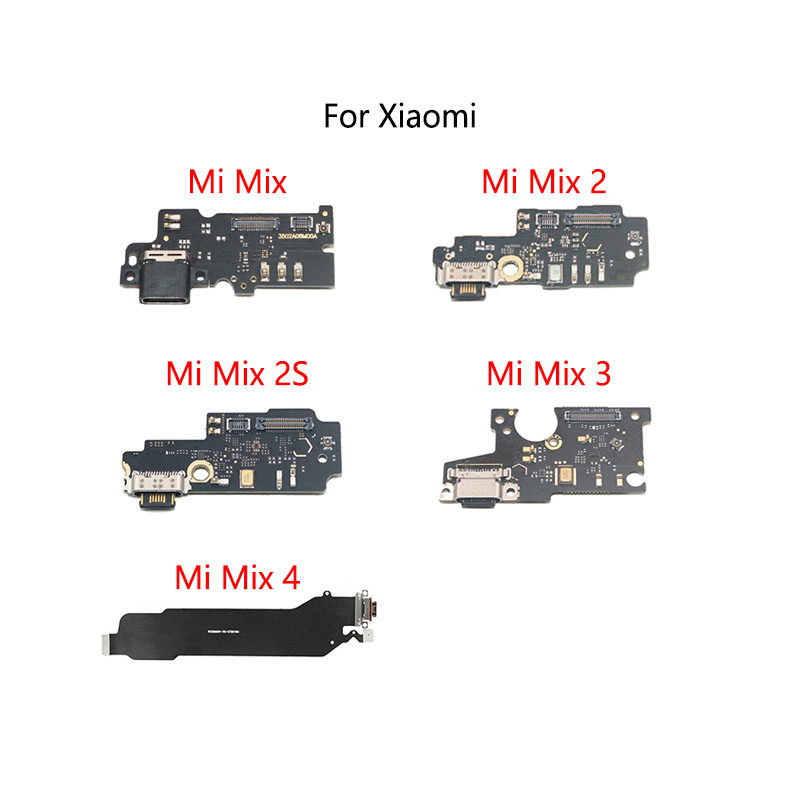 USB Charge Dock Port Socket Jack Plug Connector Flex Cable For Xiaomi Mi Mix 2 2S 3 4 Charging Board