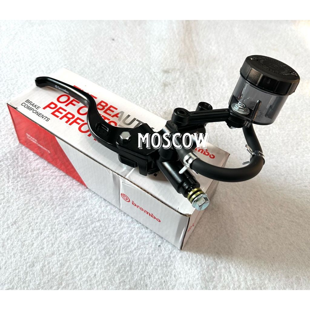 HANDLE MASTER REM KANAN BREMBO HANDLE KANAN IMPORT PLUS TABUNG BIG SMOKE RYBEN TRANSPARAN + BAUT SEL