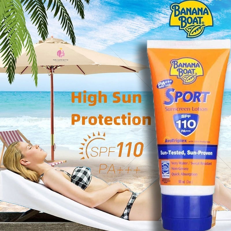 Banana Boat Sport Sunscreen SPF 110 PA+++ 90ml /Sunblock/Banana Boat Sport Sunscreen Lotion