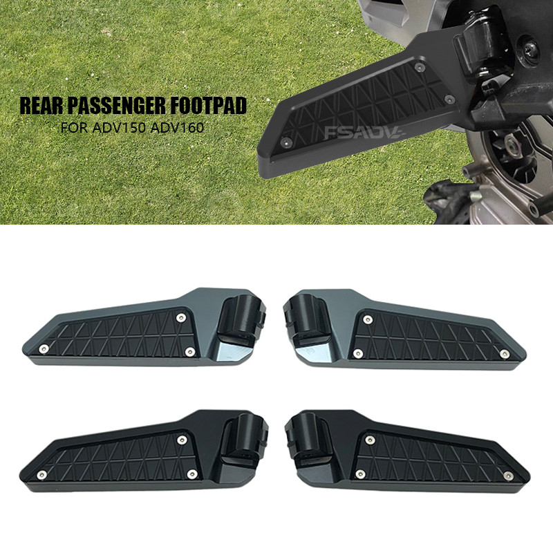 Pijakan Kaki Penumpang Belakang Pedal Lipat Sandaran Pijakan Kaki Untuk HONDA ADV150 ADV160 ADV 150 
