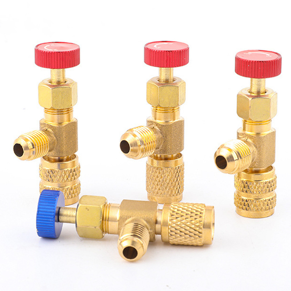 Adaptor Katup Pengisi Daya AC Berkualitas Tinggi dari Kuningan - Konverter Refrigeran Cepat untuk R2