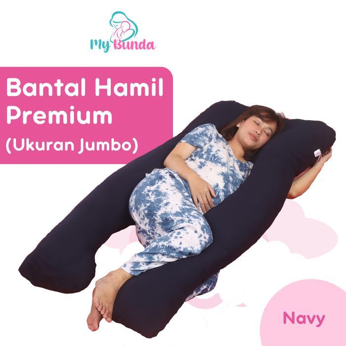Bantal Hamil | Bantal Ibu Hamil Bantal Hamil dan Menyusui Biru Dongker