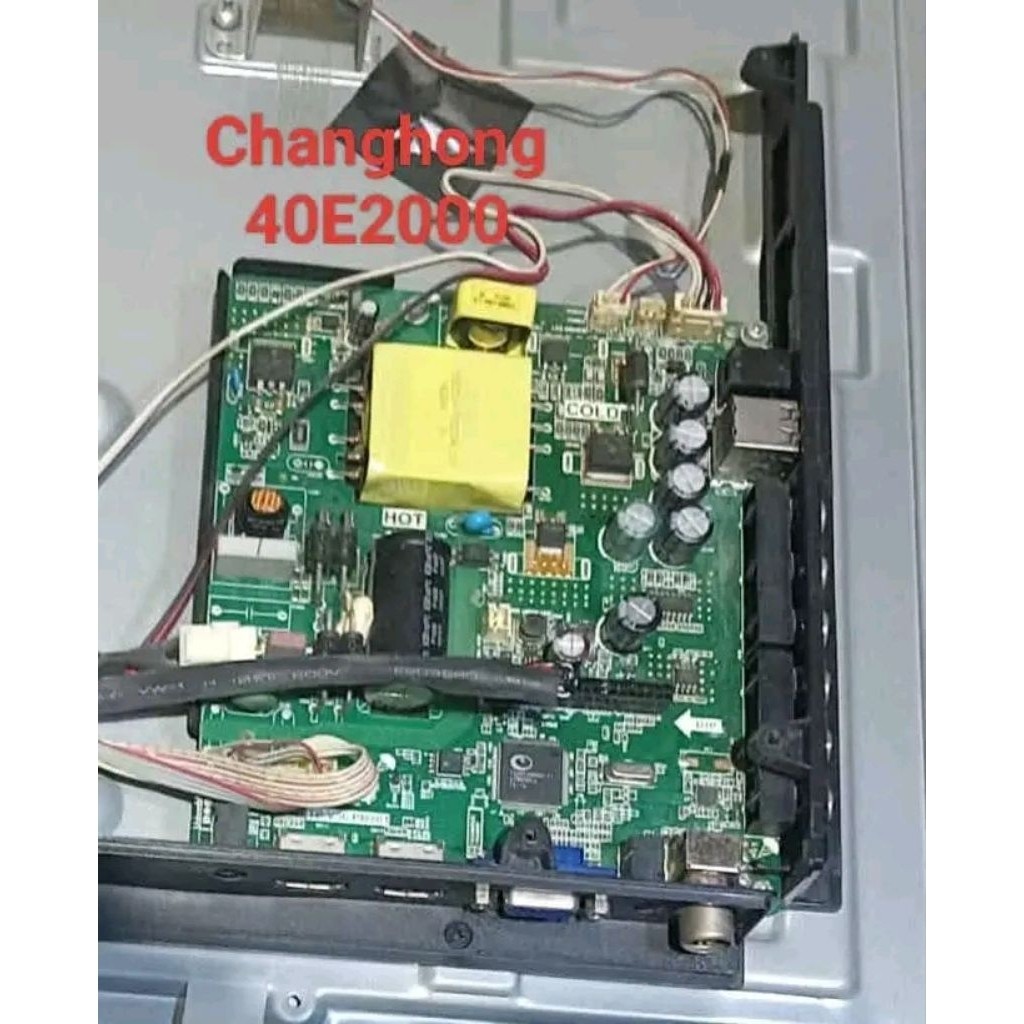 40E2000 - Mb - Mainboard - Motherboard - Mobo - Micom - Modul - Mesin Tv Changhong 40E2000