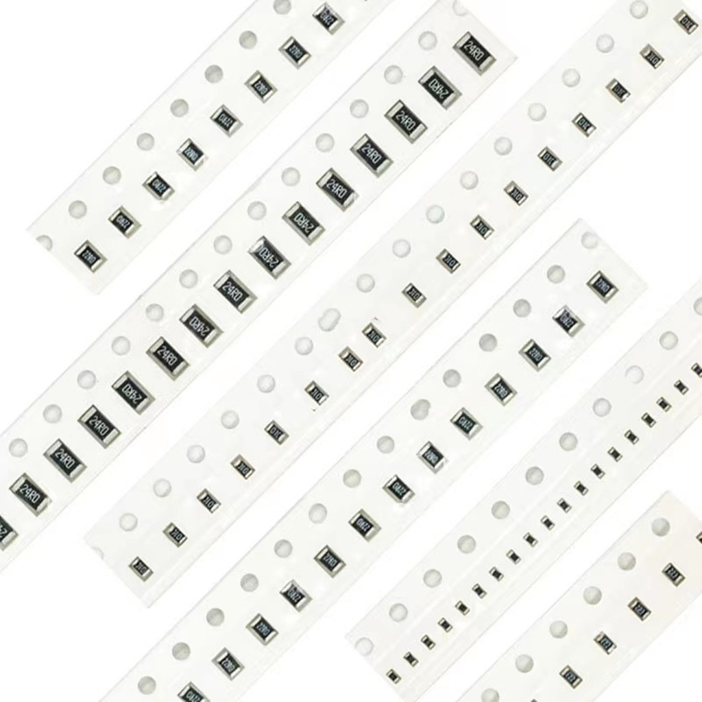 B 100 sztuk 1% 0603 0805 1206 rezystor SMD 0R ~ 10M 1/4W 82 150 22 330 Ohm 1.8K 2K 2.2K 2.4K 2.7K 3K