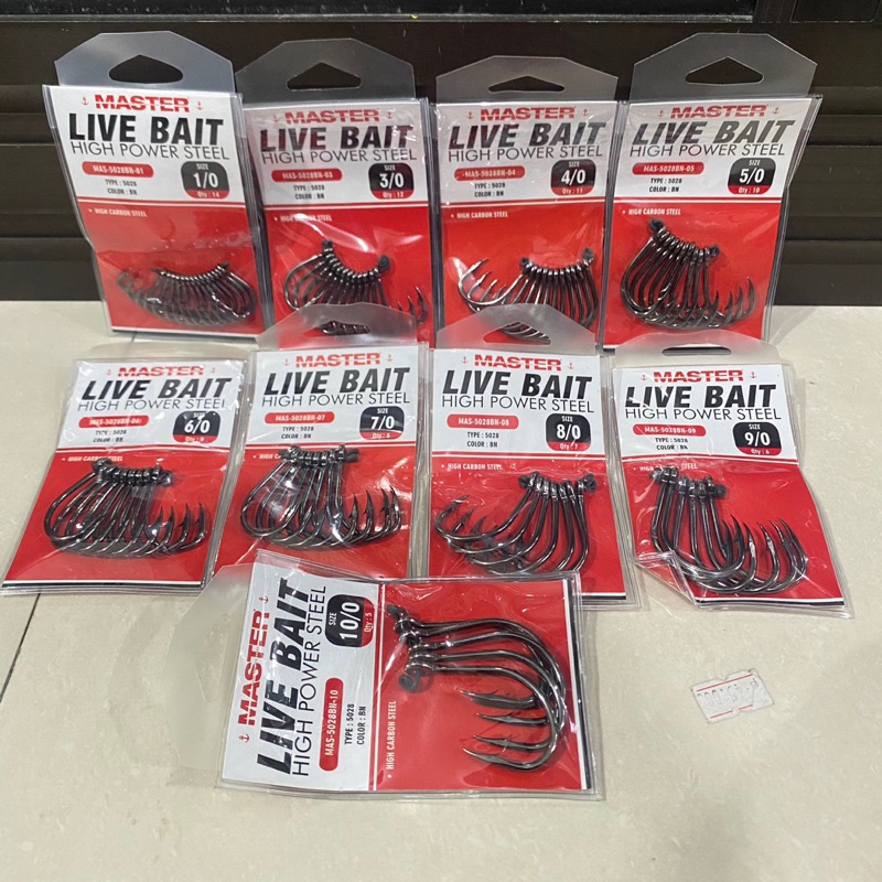 TERBARU Kail Pancing Tuna Live Bait Master High Carbon