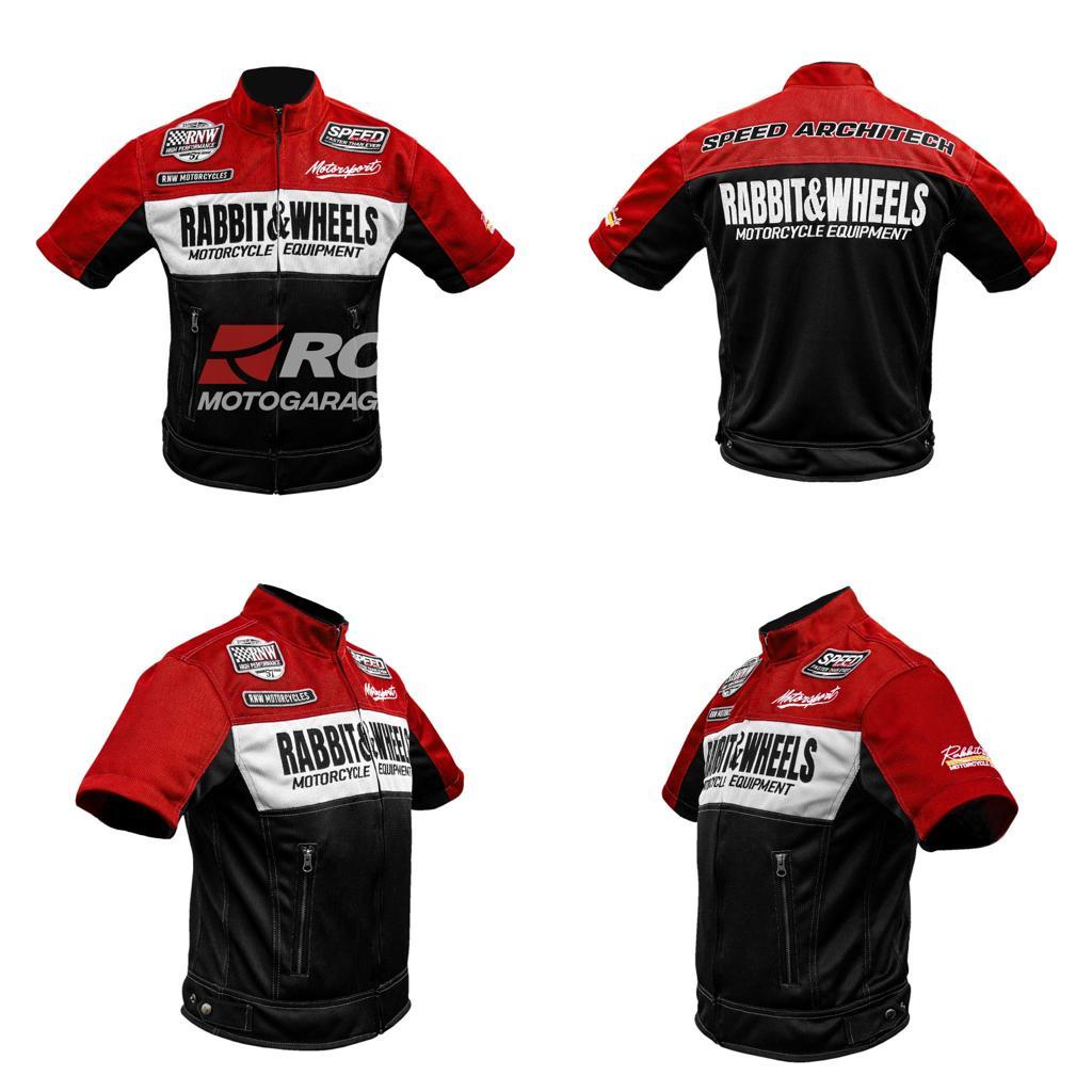 Jaket - Rabbit and Wheels Polo Mesh Red Original