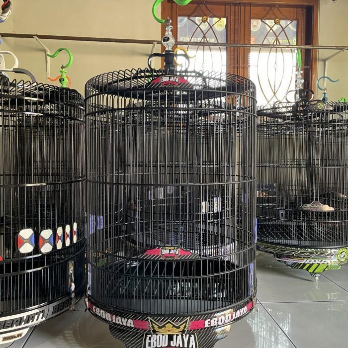 Sangkar Kandang Burung Murai No 1 & No 2 Ebod Jaya Decal Ebod Joss Ori - No.2