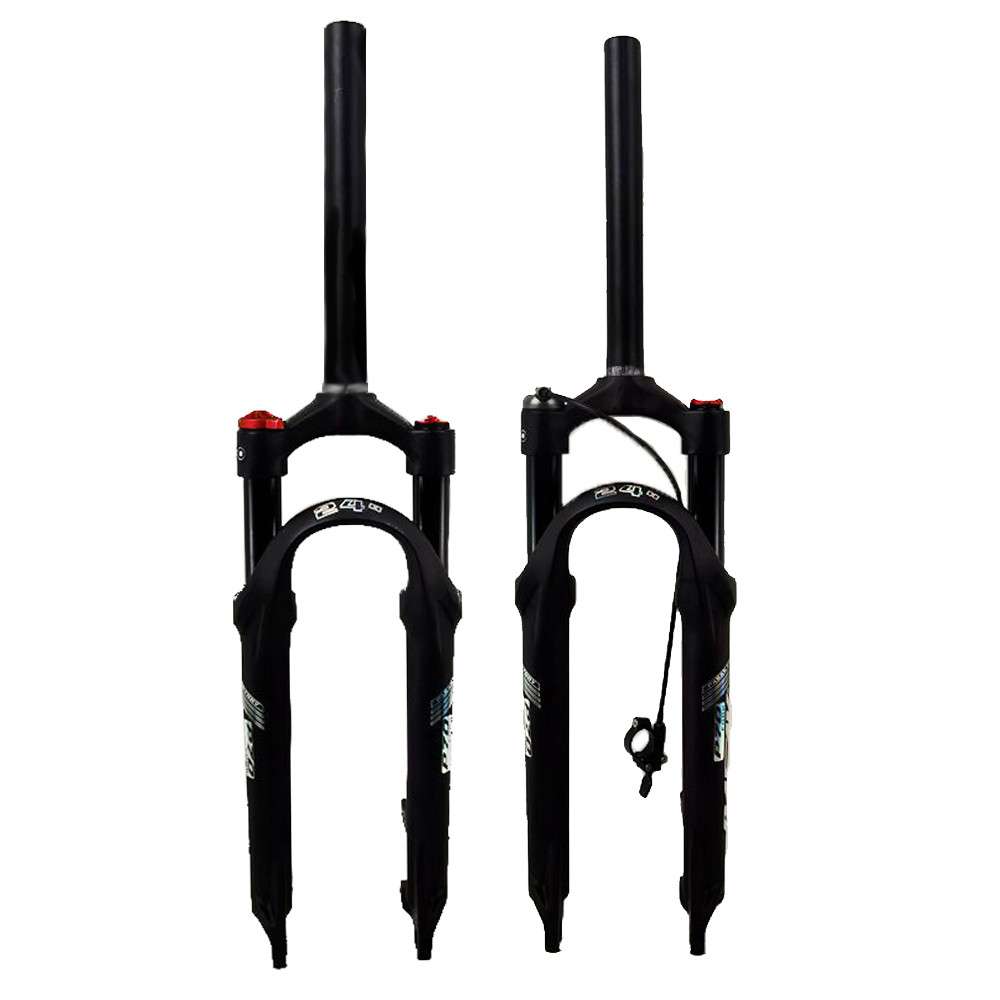 Pasak Mtb Air Fork Suspensi Sepeda 24 Inci Rem Cakram Penyesuaian Rebound Jalur Remote 1 1/8" Setang
