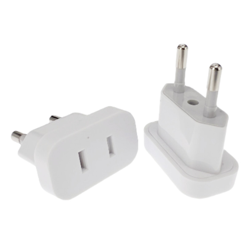 EU Plug Adapter US To EU Euro Korea France Travel Adapter  ina To European Ruassia 2Pin AC Converter