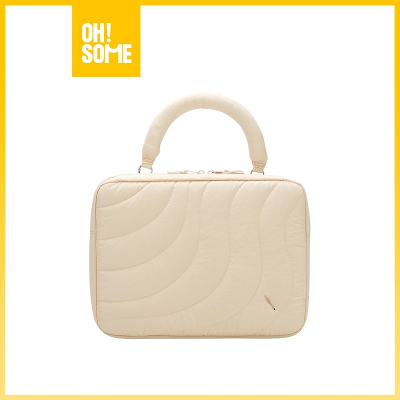 OHSOME - Qyounger Streamlined Pattern Laptop Bag Tas Laptop Dilengkapi Handle