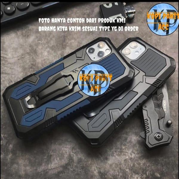Case Phatom Robot Vivo Y20 Y20S Y12S Y20i S1 Pro Y53S Kickstand Case - Hitam, Vivo Y53S
