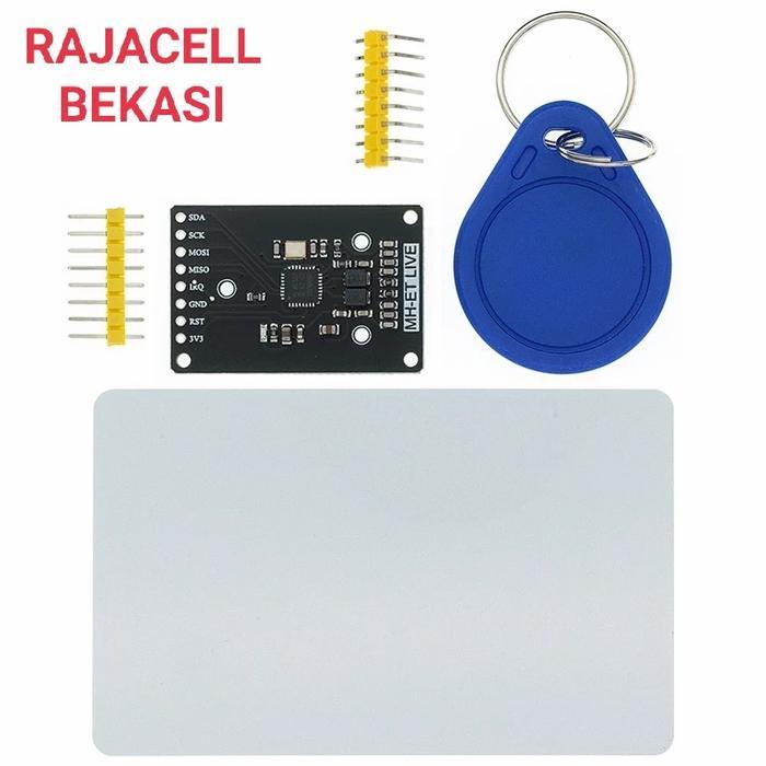 Mini RC522 RFID Module Support E-KTP RC-522 ORI NXP Card Reader Writer - Hitam