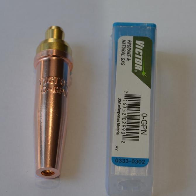 GILISHOP Weldeflow- Cutting Tip Lpg Gpn Mesin Las Plasma Victor (2-Gpn) No 0, 1, 2, 3, 4