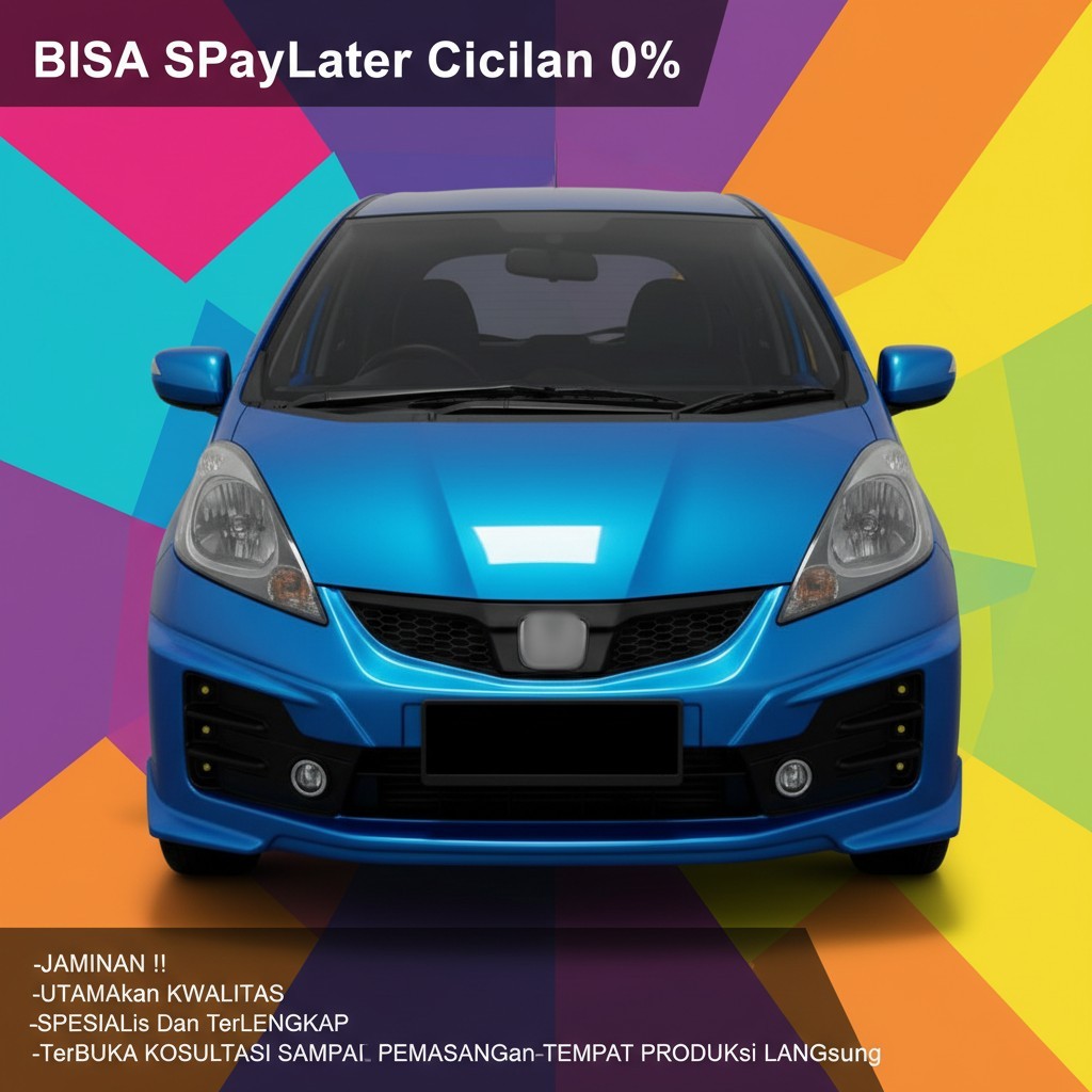 [READY] Aksesoris Mobil Bodykit Honda Jazz Ge8 Bumper Depan Dan Belakang