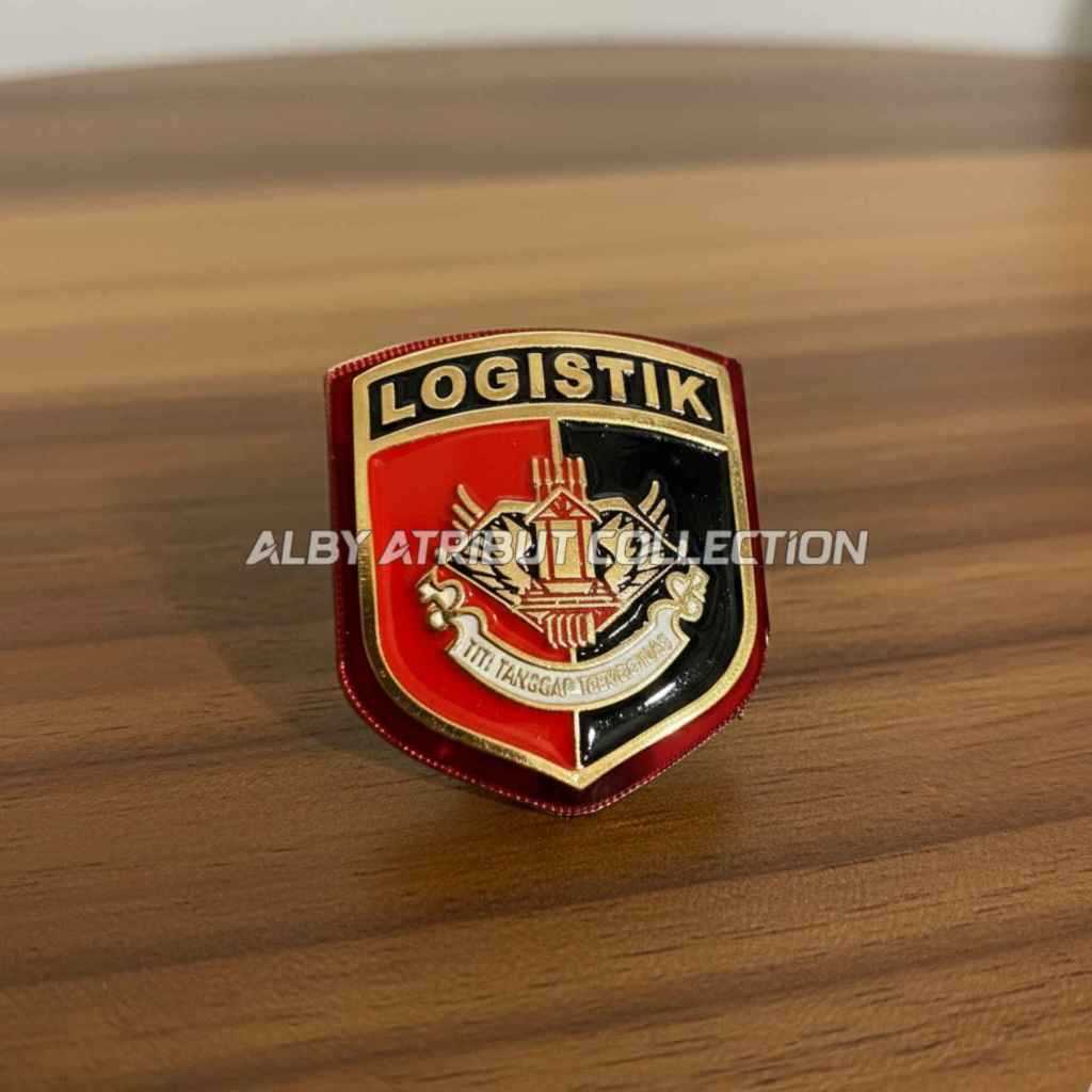 Pin Logistik Polri | Brevet Logistik Bahan Cor Timah luxuri