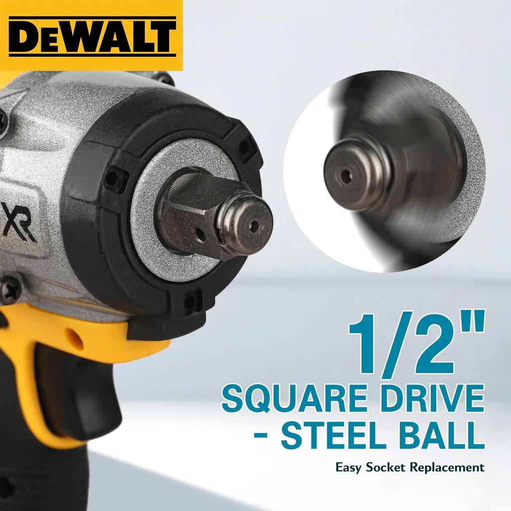 2026 DEWALT DCF922 20V Cordless Impact Wren - 205Nm Reverse Torque, 1/2" Drive, 2500 RPM, Brushless 