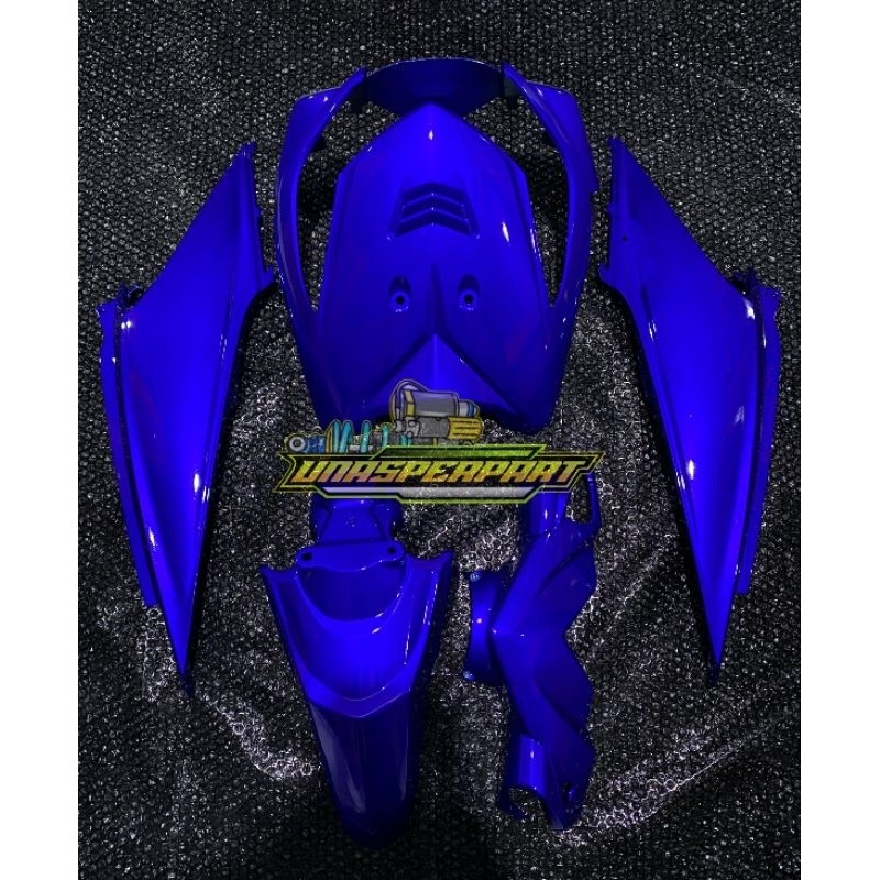 Cover Full Body Halus Honda Beat Karbu Warna Biru Candy